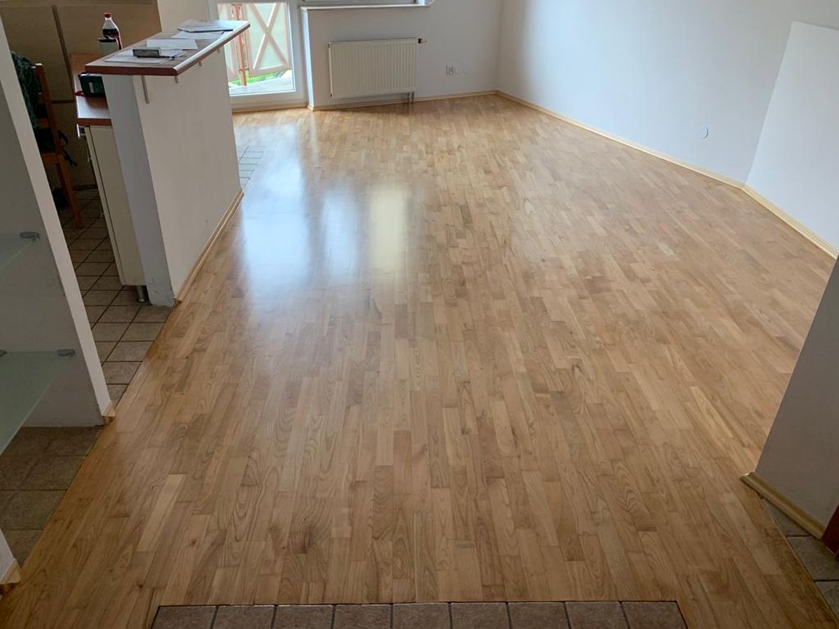 Czereśnia - cyklinujemy parkiet z drewna czereśniowego