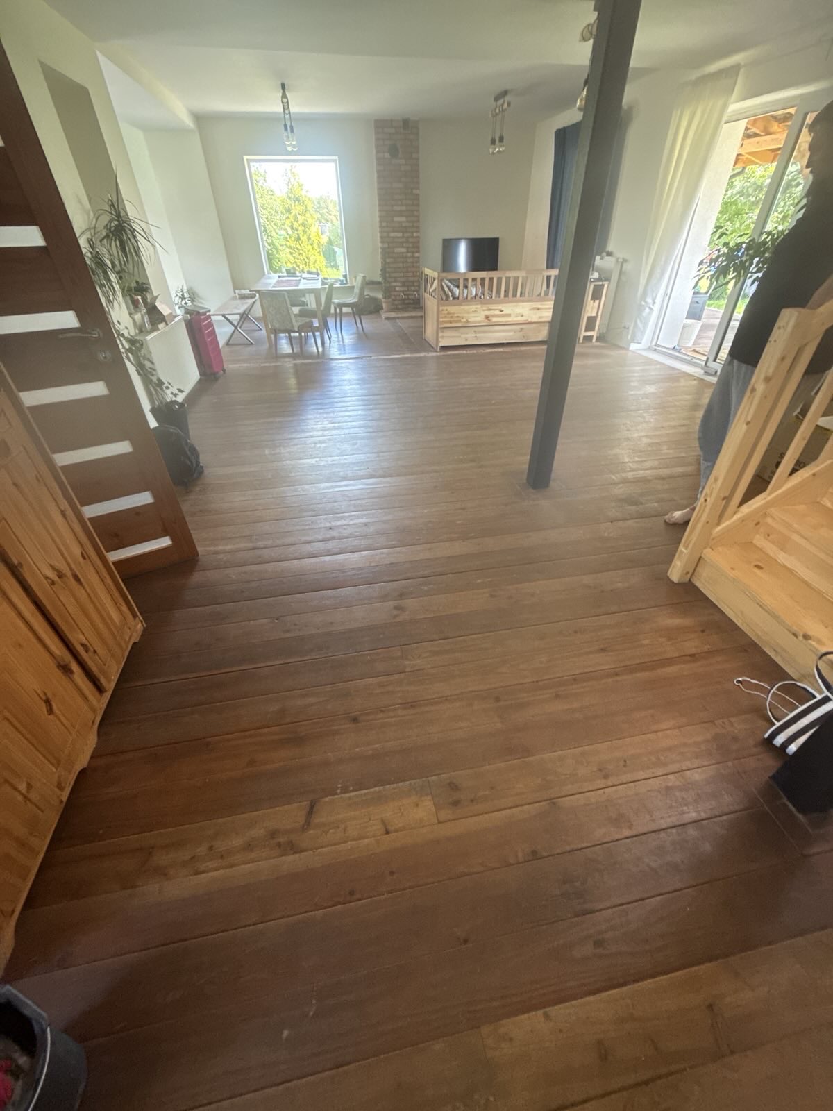 Deski Modrzew Lite Cyklinowanie Lakierowanie 02